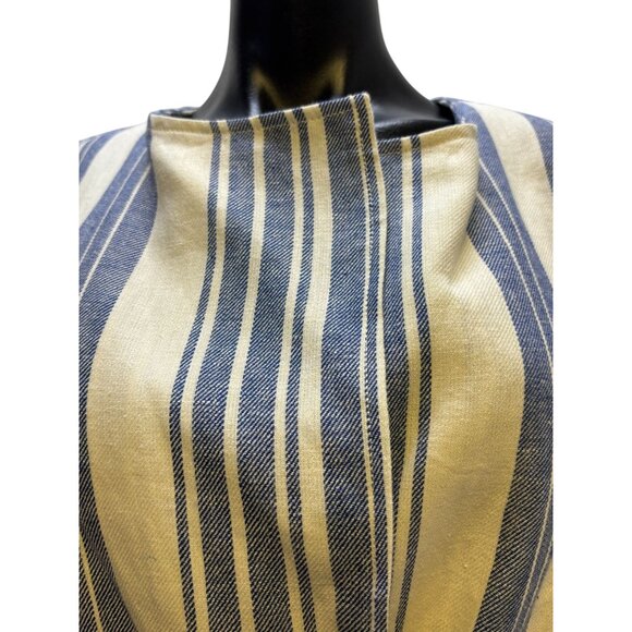 Elevenses Anthropologie NWT Striped Blue & White Jacket XS - Picture 6 of 12